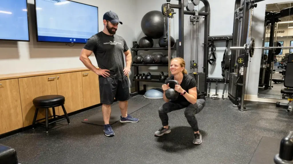 Every workout session at Chicago Strength In Motion is crafted by certified personal trainers rather